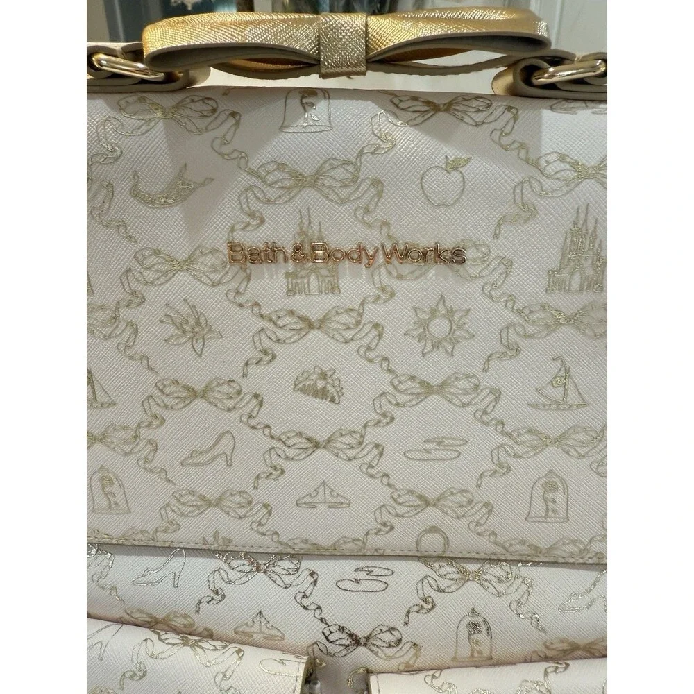 Bath & Body Works Disney Princess Backpack Beige Gold Disney Franchise